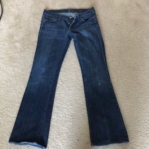 7 for all mankind bootcut jeans waist 27 length 30